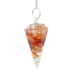 orgonite pendulum carnelian