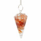 orgonite pendulum carnelian