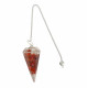 orgonite pendulum red jasper