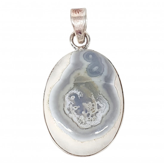 pendant agate silver