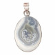 pendant agate silver