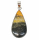 pendant bumblebee jasper silver