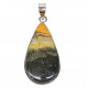 pendant bumblebee jasper silver