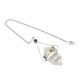 Quartz 7 chakras pendulum