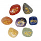 7 Chakras Engraved Stone with Wooden Box