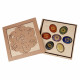 7 Chakras Engraved Stone with Wooden Box