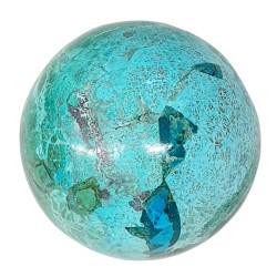 Chrysocolla sphere