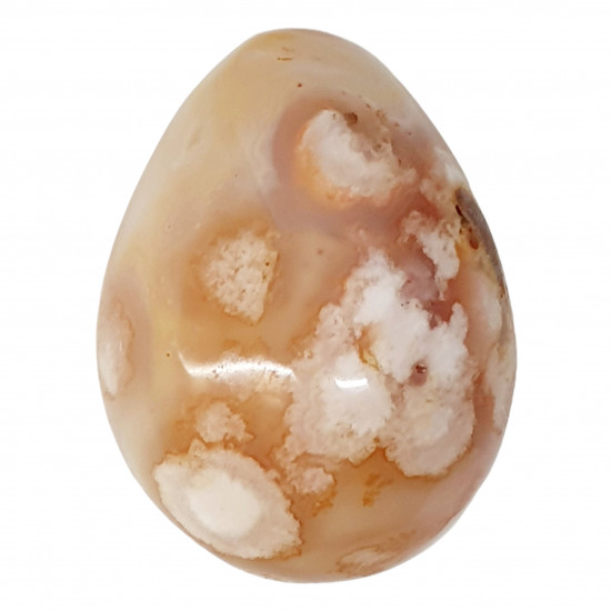 Flower agate egg