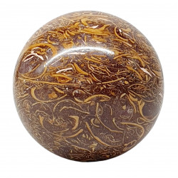 Calligraphic jasper sphere