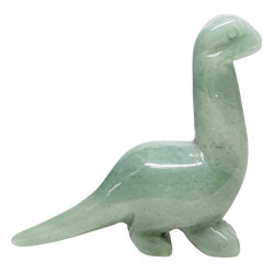 Dinosaur diplodocus green aventurine