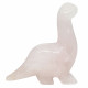 Dinosaur diplodocus rose quartz