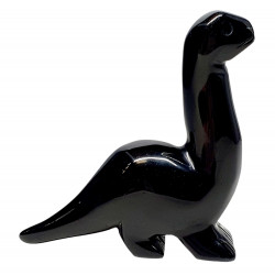 Dinosaur diplodocus black onyx