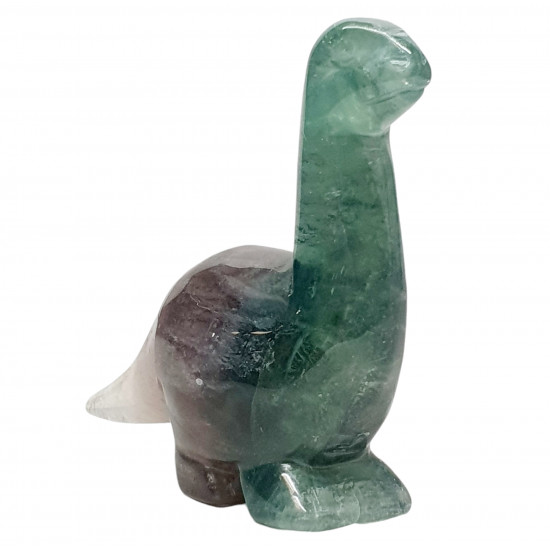 Dinosaur diplodocus fluorite