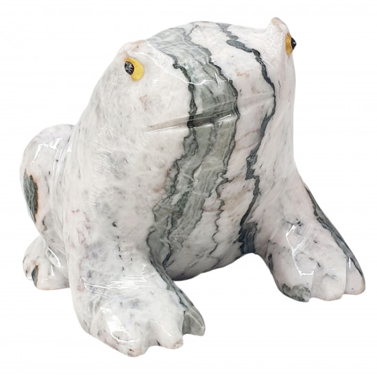 Moss agate frog