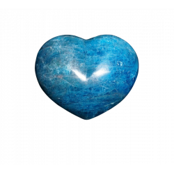 Mini Blue apatite heart