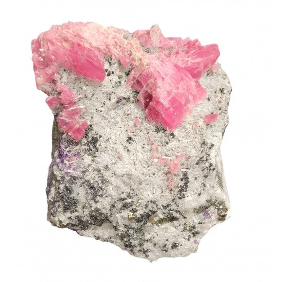 Rhodochrosite, Quartz, Pyrite, Galena, Fluorite sweet home mine