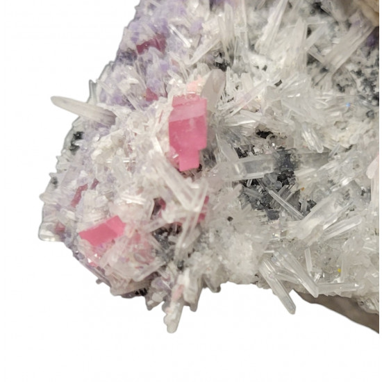 Rhodochrosite, Quartz, Pyrite, Galena, Fluorite sweet home mine