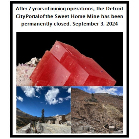 Rhodochrosite Sunnyside mine Colorado