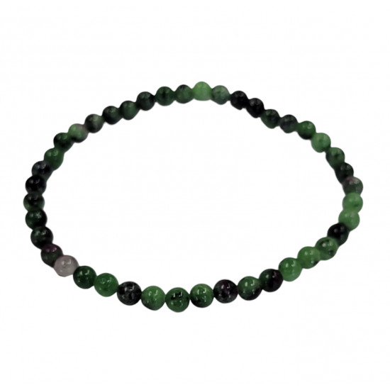 Ruby Zoisite Bracelet 4mm