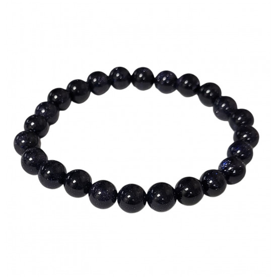 Blue Goldstone bracelet 8mm