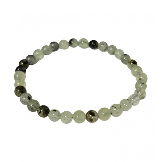 Prehnite And Epidote Bracelet 6mm