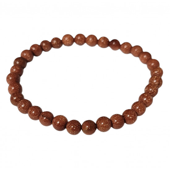 Goldstone bracelet 6mm