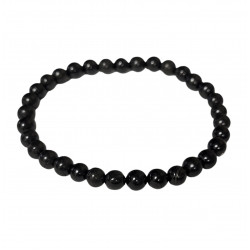 bracelet jais 6mm