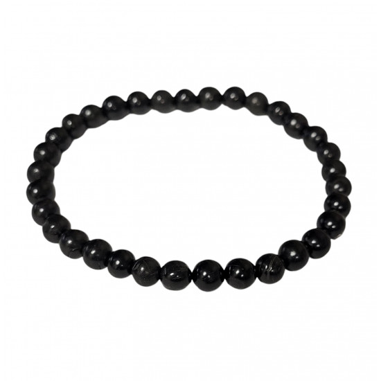 Jet Bracelet 6mm