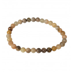 bracelet pierre de lune peche 6mm