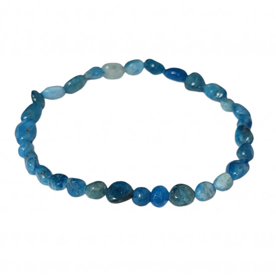 Blue apatite Bracelet Tumbled 