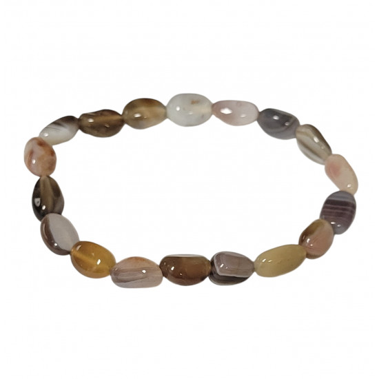 Botswana agate Bracelet Tumbled 