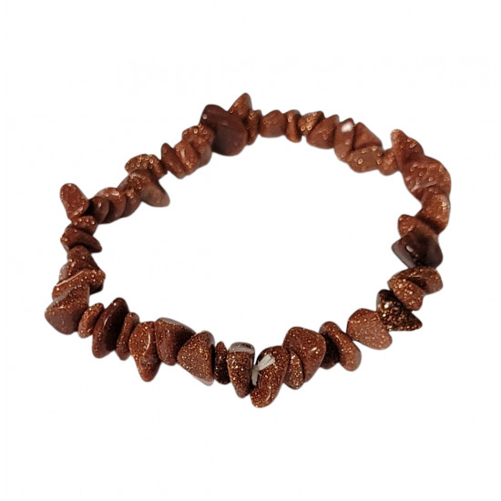 Goldstone Chips Bracelet