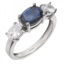 Ring 38-25 Labradorite Sterling Silver
