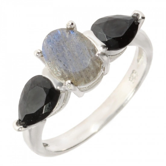 Ring 38-26 Labradorite Sterling Silver Ring 38-26 Labradorite Sterling Silver