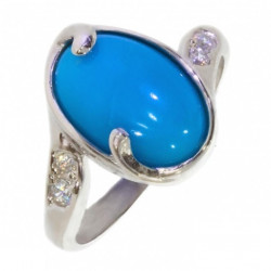 Ring 42-28 Turquoise Sterling Silver