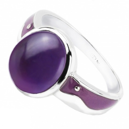 Ring 42-30 Amethyst Sterling Silver Ring 42-30 Amethyst Sterling Silver