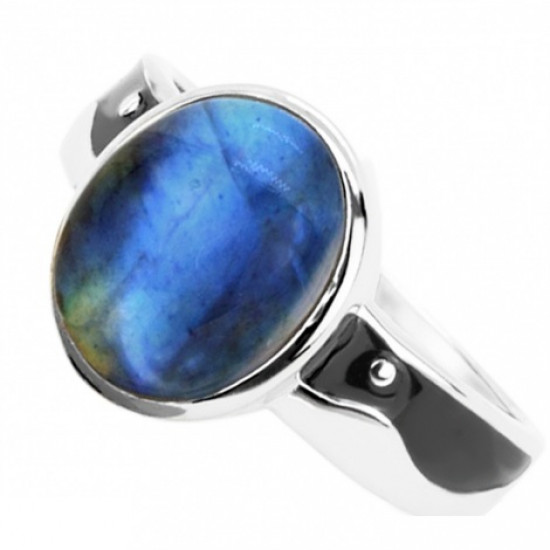 Ring 42-30 Labradorite Sterling Silver Ring 42-30 Labradorite Sterling Silver