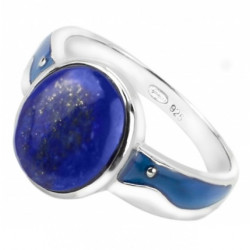 Bague 42-30 lapis lazuli argent