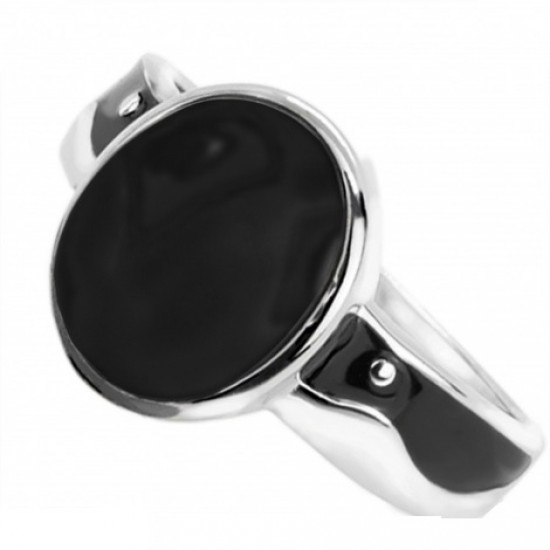 Ring 42-30 Black Onyx Sterling Silver Ring 42-30 Black Onyx Sterling Silver