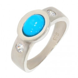 Ring 42-31 Turquoise Sterling Silver