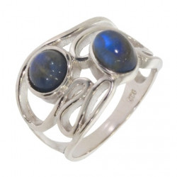 Ring 46-13 Labradorite Sterling Silver