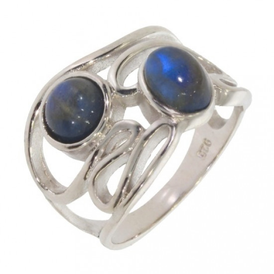 Ring 46-13 Labradorite Sterling Silver Ring 46-13 Labradorite Sterling Silver