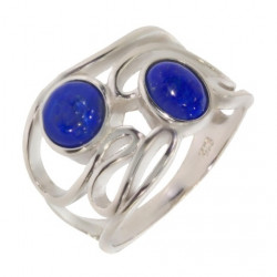 Bague 46-13 lapis lazuli argent