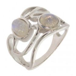 Ring 46-13 Moonstone Sterling Silver