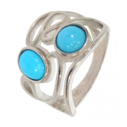 Ring 46-13 Turquoise Sterling Silver
