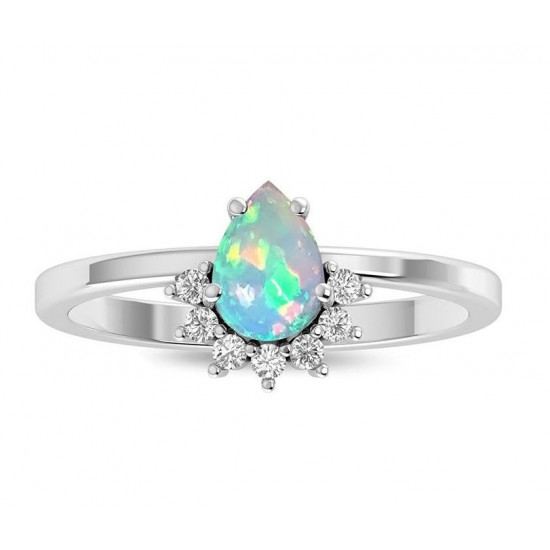 Ring Ethiopian Opal Sterling Silver