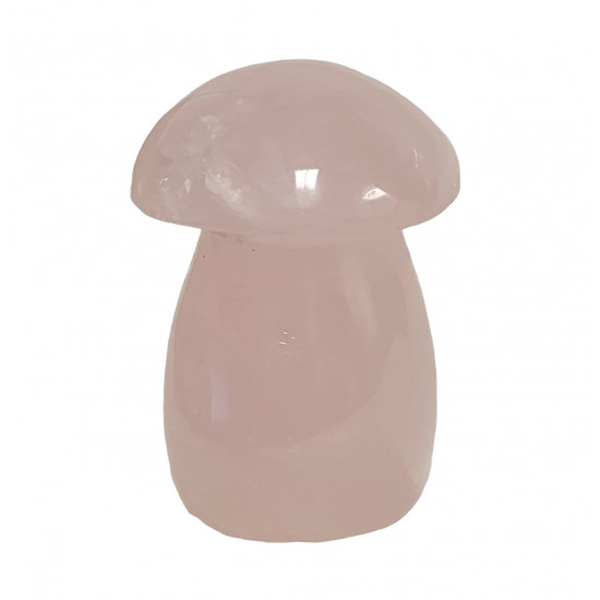 mushroom rose quartz