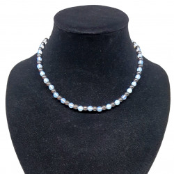 opalite - hematite necklace