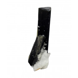 green cap tourmaline on albite