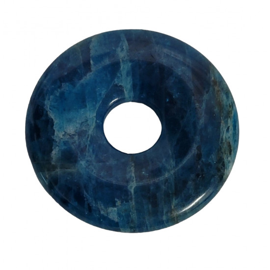 blue apatite donut 3.5 cm